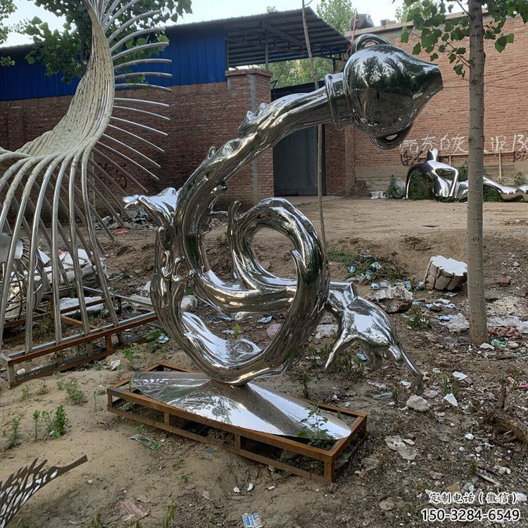 浪花雕塑批發，標識雕塑，展示浪花天壺雕塑優選