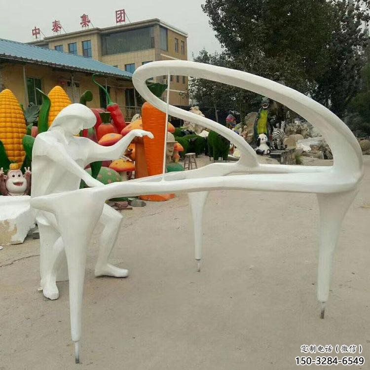 剪紙鋼琴雕塑