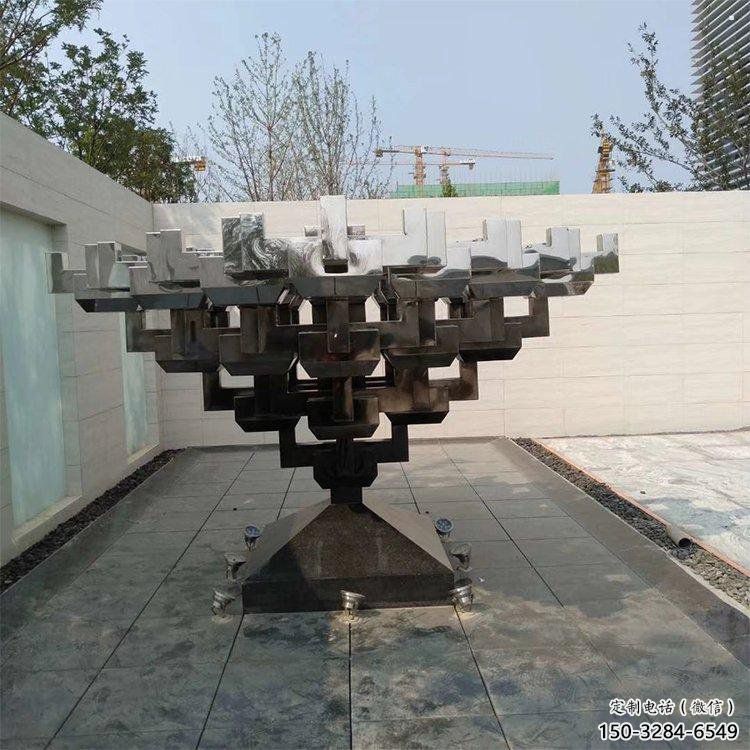 方塊雕塑供給，景觀雕塑，不銹鋼方塊雕塑選定