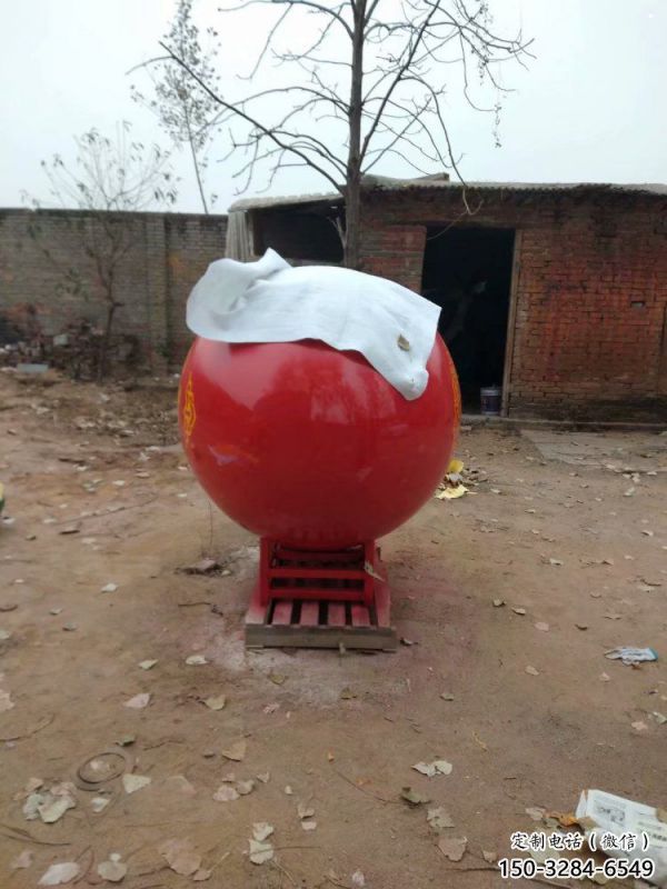 圓球雕塑指用，中式工藝，公園烤漆圓球雕塑指用