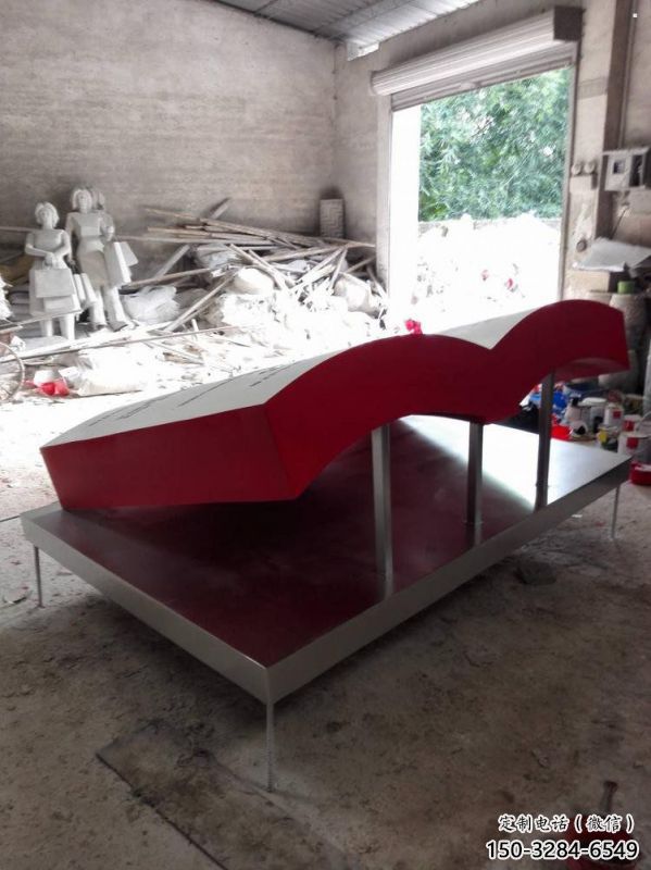 景觀書籍雕塑工程，校園雕塑，玻璃鋼書籍雕塑廠家