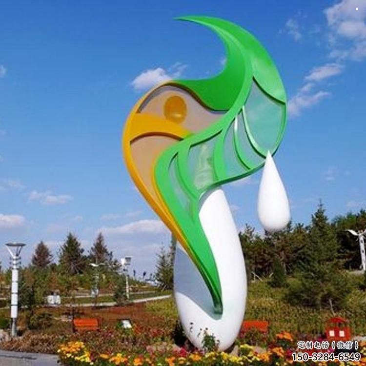 仿真樹葉雕塑供應，植物雕塑，彩繪仿真樹葉雕塑制造