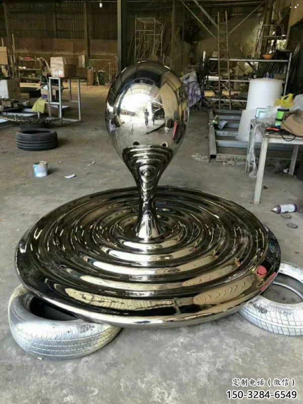 廣場水滴雕塑供求，露天雕塑，不銹鋼水滴雕塑標準