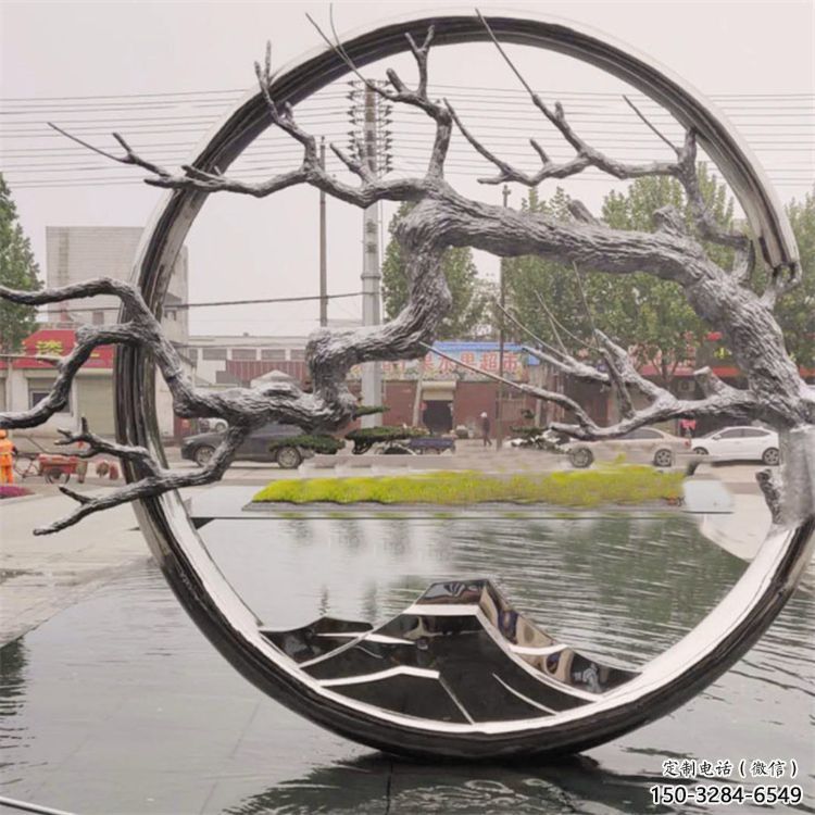 步行街花環雕塑