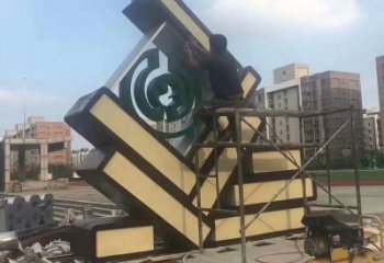 小區(qū)書(shū)籍雕塑，拉絲景觀雕塑，抽象效果