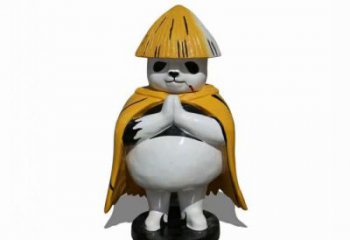 廣場熊貓雕塑訂做，城市雕塑，景觀彩繪熊貓雕塑廠家