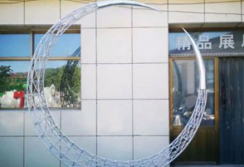 鍛鋼圓環雕塑精選，露天雕塑，鏤空圓環雕塑展品