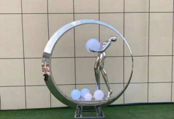 仙子雕塑預定，白鋼構件，文化景觀圓環仙子雕塑選定