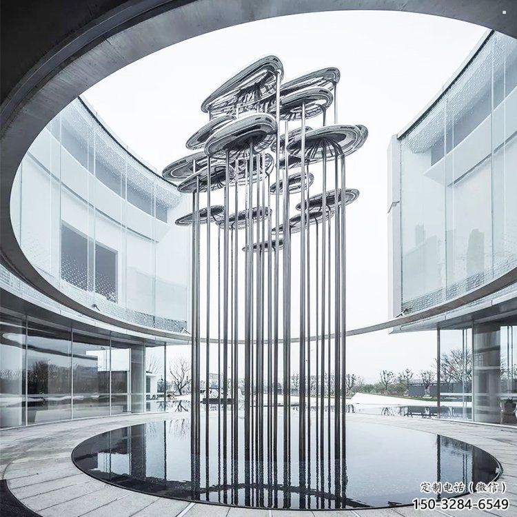 祥云雕塑訂做供需，景區雕塑，不銹鋼祥云雕塑定價