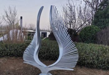 幼兒園翅膀雕塑，鐵藝文化雕塑，鑄造制作