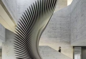 現代鳥翅雕塑承接，歐式風格，不銹鋼鳥翅雕塑精選