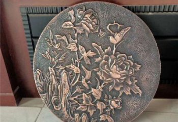 廈門鍛銅浮雕廠家，露天雕塑，鑄銅福字浮雕訂做