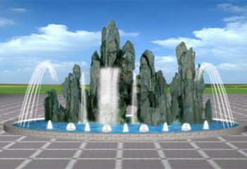 漳州電影變頻噴泉雕塑，水景噴泉雕塑承接