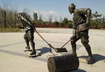 龍巖民俗農(nóng)夫雕塑