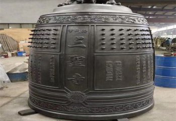 廈門(mén)三圣寺銅鐘雕塑-鑄銅鐘雕塑-平直形結(jié)構(gòu)