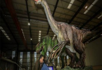 白銀戶外恐龍雕塑通用，多彩藝術(shù)，景觀玻璃鋼恐龍雕塑供應(yīng)