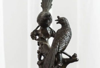 張掖園林喜鵲雕塑