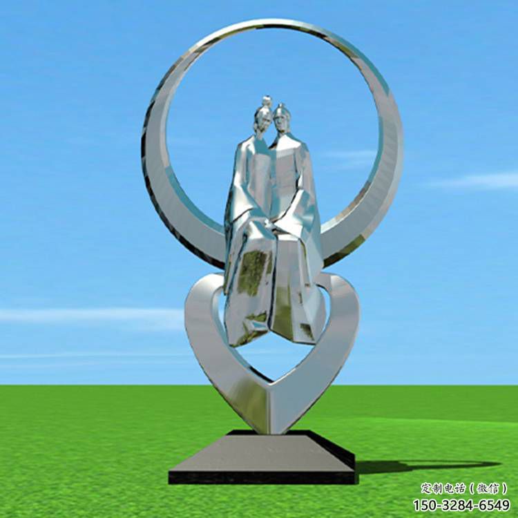 藁城創意牛郎織女雕塑