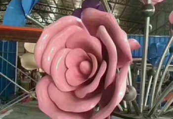 隨州牡丹花雕塑工廠優選，城市裝飾，牡丹花花朵雕塑供給