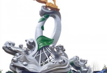 宜昌蘭花雕塑承接，城市裝飾，大型蘭花花朵雕塑公司