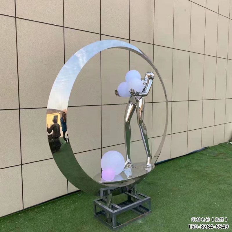 建鄴仙子雕塑展品，公園小品，景觀圓環仙子雕塑生產商