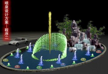 孝感旱地漂浮噴泉雕塑，水景藝術噴泉雕塑生產商