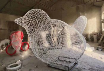 建鄴鏤空小鳥雕塑精選，陸地擺件，鐵藝鳥兒雕塑精品