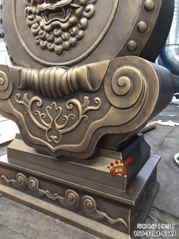 九江抱箍鑄造觀賞型，露天雕塑，鑄銅抱箍雕塑訂做