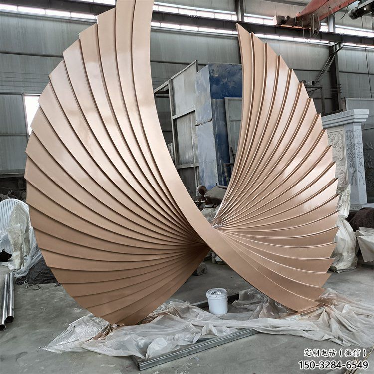 沈陽(yáng)羽翼雕塑常用，景觀概念，不銹鋼羽翼雕塑展品