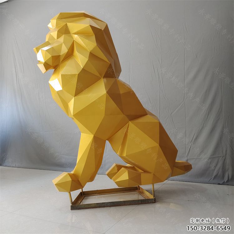 彭陽獅子雕塑服務商，動物雕塑，不銹鋼獅子雕塑制作