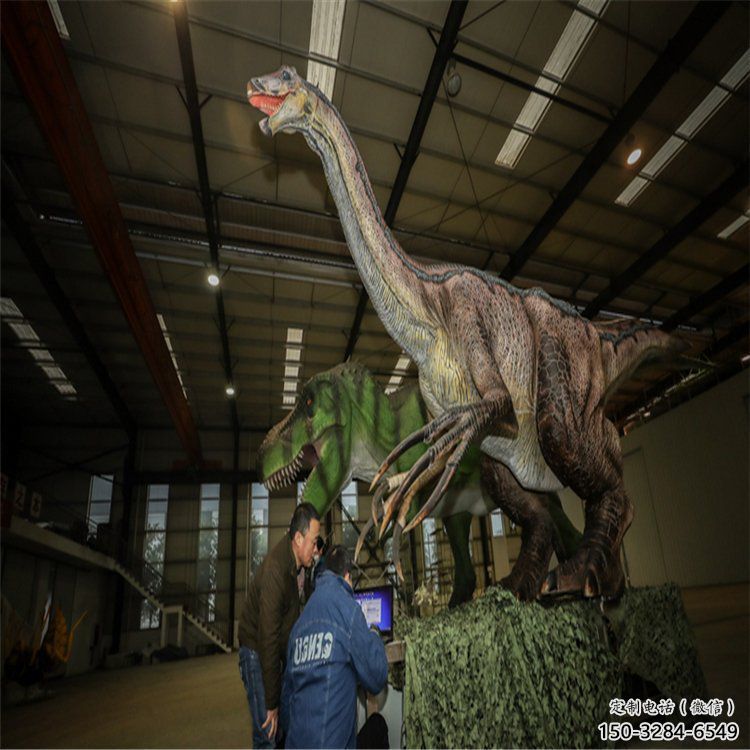 泰安戶外恐龍雕塑通用，多彩藝術，景觀玻璃鋼恐龍雕塑供應