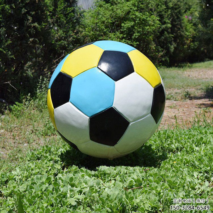 安康籃球雕塑觀賞型，戶外擺放，玻璃鋼籃球雕塑定制廠家