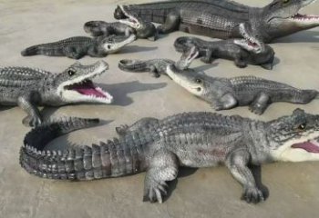 東湖園林鱷魚雕塑