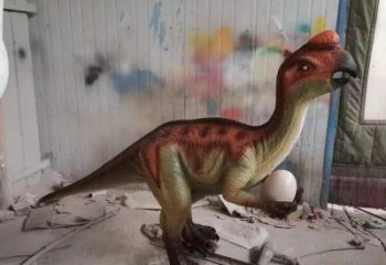 阜新抽象恐龍雕塑制造，動物雕塑，玻璃鋼恐龍雕塑展品