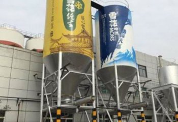 鹽池飲料瓶雕塑精選，街道標(biāo)識，玻璃鋼飲料瓶雕塑工程指用