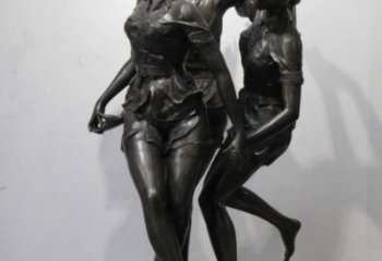 靈武住宅小區跳舞雕塑