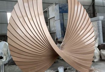 鹽池羽翼雕塑常用，景觀概念，不銹鋼羽翼雕塑展品