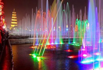 濟(jì)南選定噴泉雕塑，燈光數(shù)控效果，水景藝術(shù)雕塑