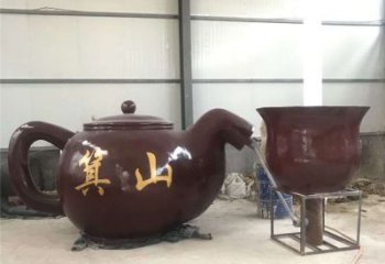 小店商業街酒壺雕塑