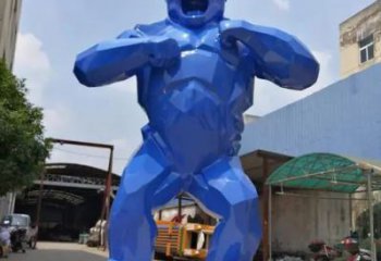 呂梁彩繪黑猩猩雕塑