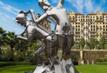 遂寧公園工人雕塑