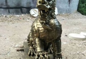 攀枝花校園麒麟雕塑，拉絲海洋雕塑，卡通主題