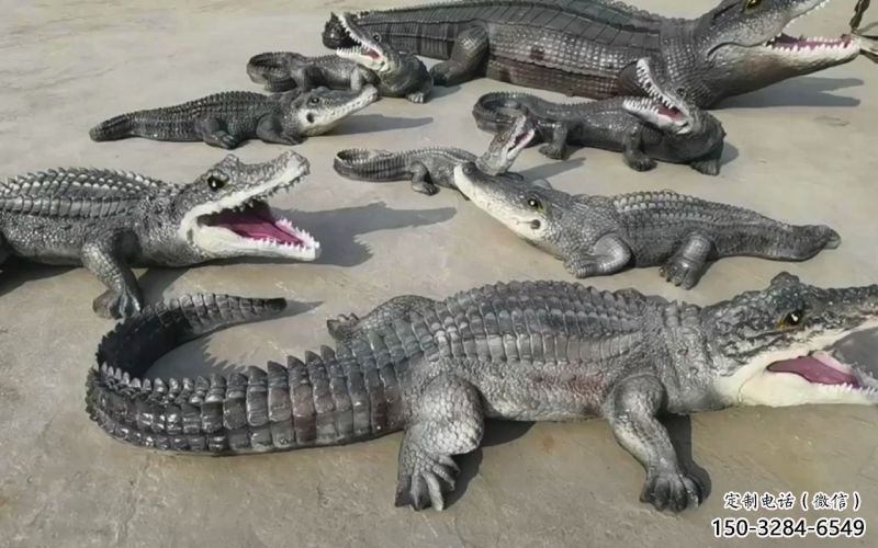 臨滄園林鱷魚(yú)雕塑