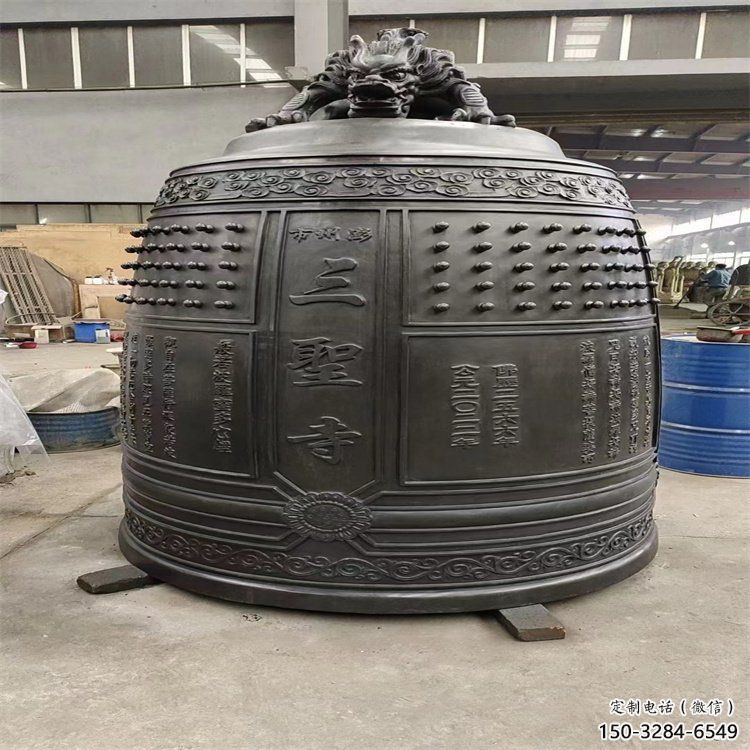 楚雄三圣寺銅鐘雕塑-鑄銅鐘雕塑-平直形結(jié)構(gòu)