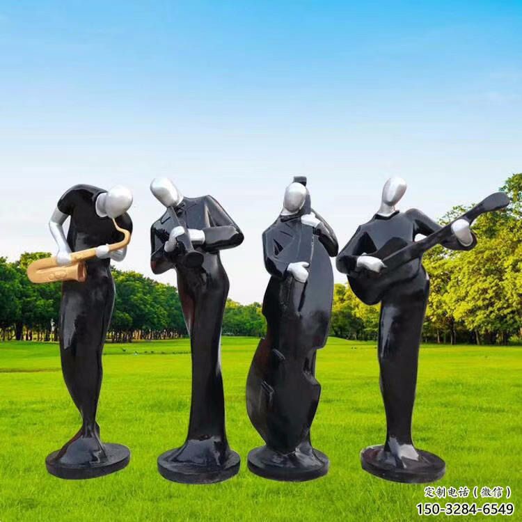 沙坪壩住宅小區吹拉彈唱雕塑