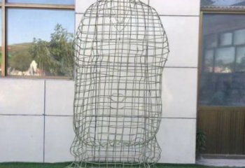 塔城鏤空孔子雕塑訂做，景區雕塑，鐵藝古代人物雕塑定價