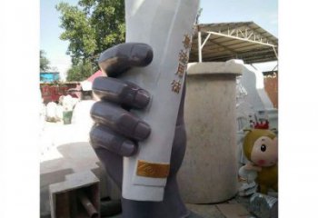 拱墅手卷雕塑優選，室外雕塑，玻璃鋼手卷雕塑優選