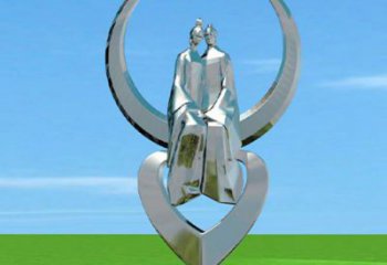 萬(wàn)州創(chuàng)意牛郎織女雕塑